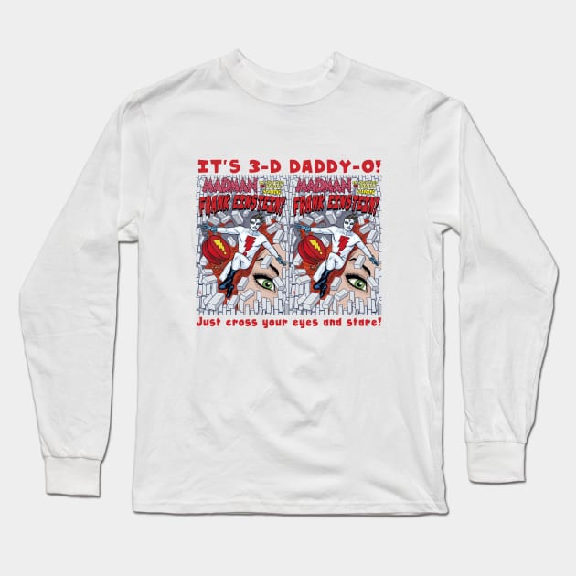 MADMAN 3D Special Cover in 3D! Long Sleeve T-Shirt by MICHAEL ALLRED